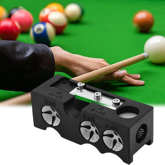 Allecta- Reparatie Tool voor Biljart Cues - Onderhoud - Multifunctioneel - Accessoires - Reparatie Onderdelen - Stick 11-in-1 - Cue Tip Shaper - Biljart - Club Reinigen - Reparateurs - Stick Onderhoud en Reparaties - Geschikt voor Biljartkeus - Zwart van Allecta — afbeelding 5