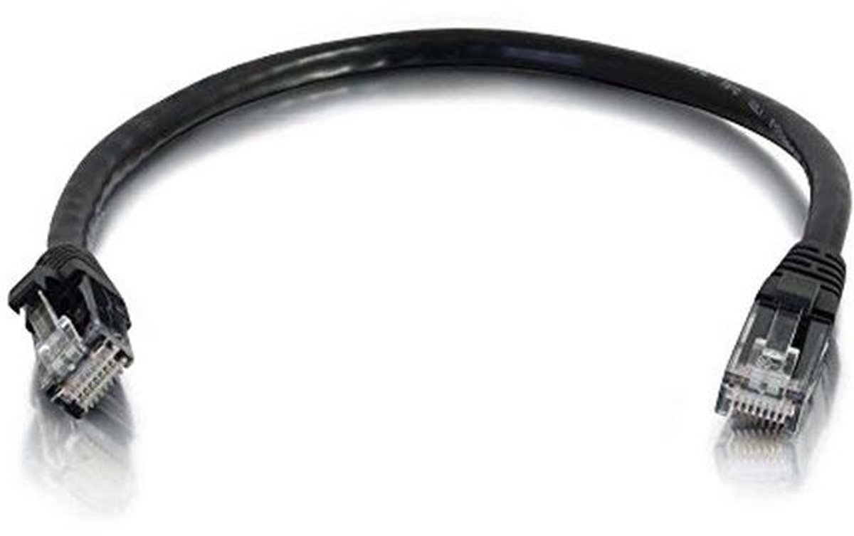 Netwerk Patch Kabel - Ethernet Kabel - Snel Internet - Gedraaide Koperen Draden - 03 Meter - Zwart