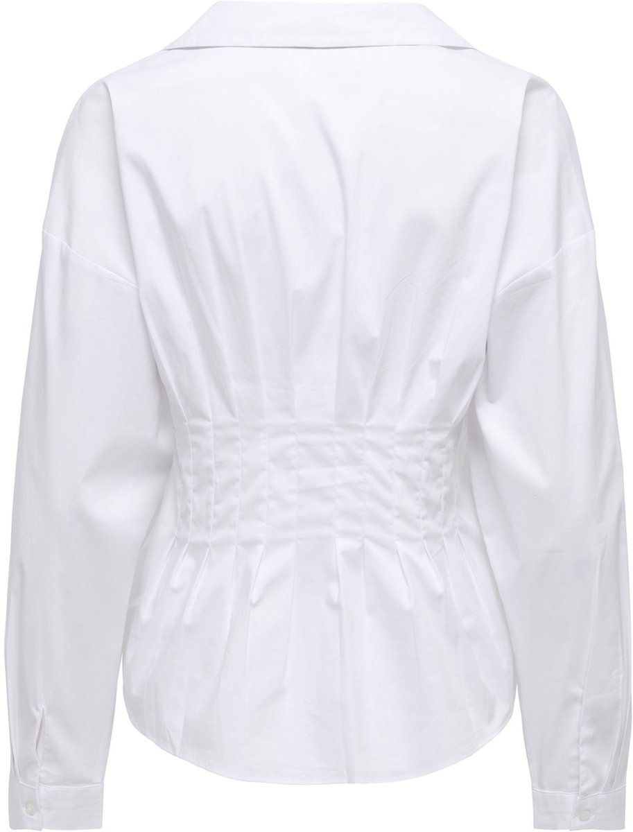 JDY - JDYMIO L/S FITTED V-NECK SHIRT WVN EXP - Dames - Blouses