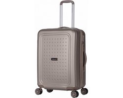 Decent Maxi-Air Spinner TSA Reiskoffer 120 liter - Grote maat koffer 77 × 52 × 33 cm - Reiskoffer met wielen - Lichtgewicht koffer - Champagne