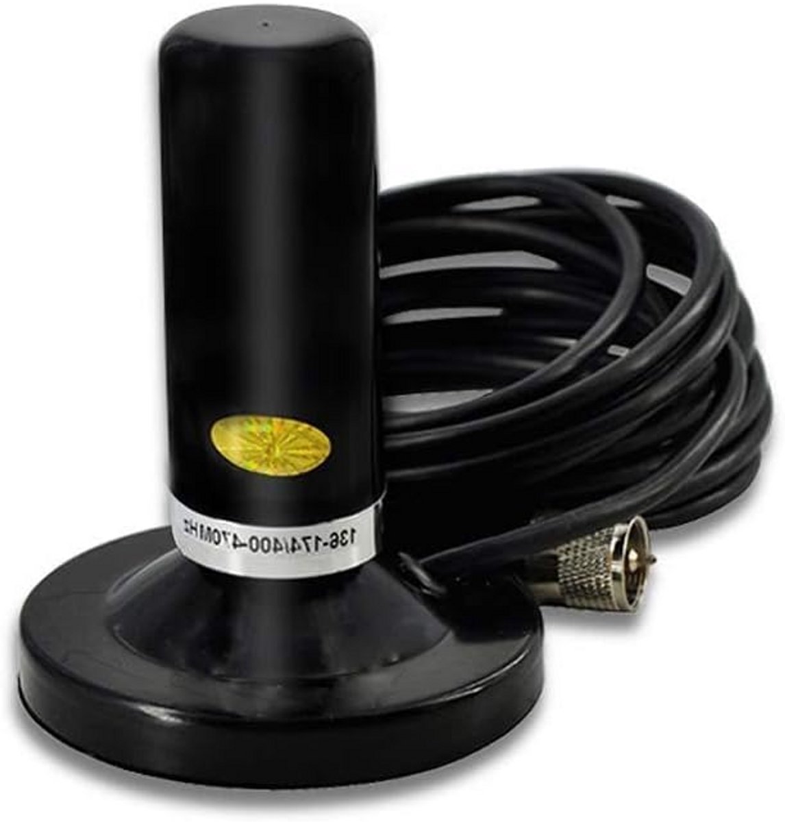 Mobiele Antenne - Radio Antenne - Auto Communicatie - Compact Design - 9 cm - Zwart