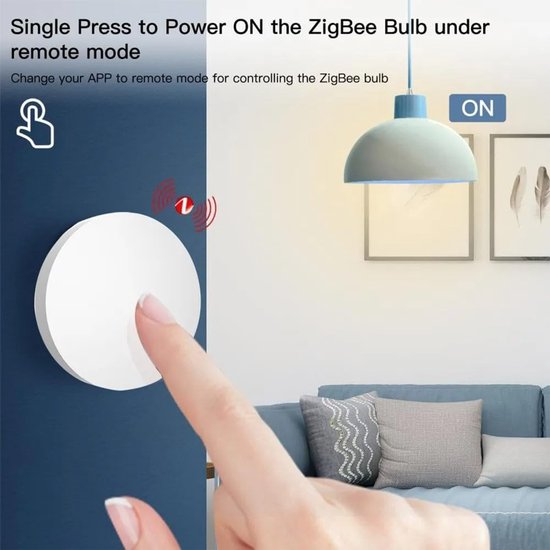 Draadloze Scène Drukknop voor Slimme Thuisautomatisering Zigbee — afbeelding 3