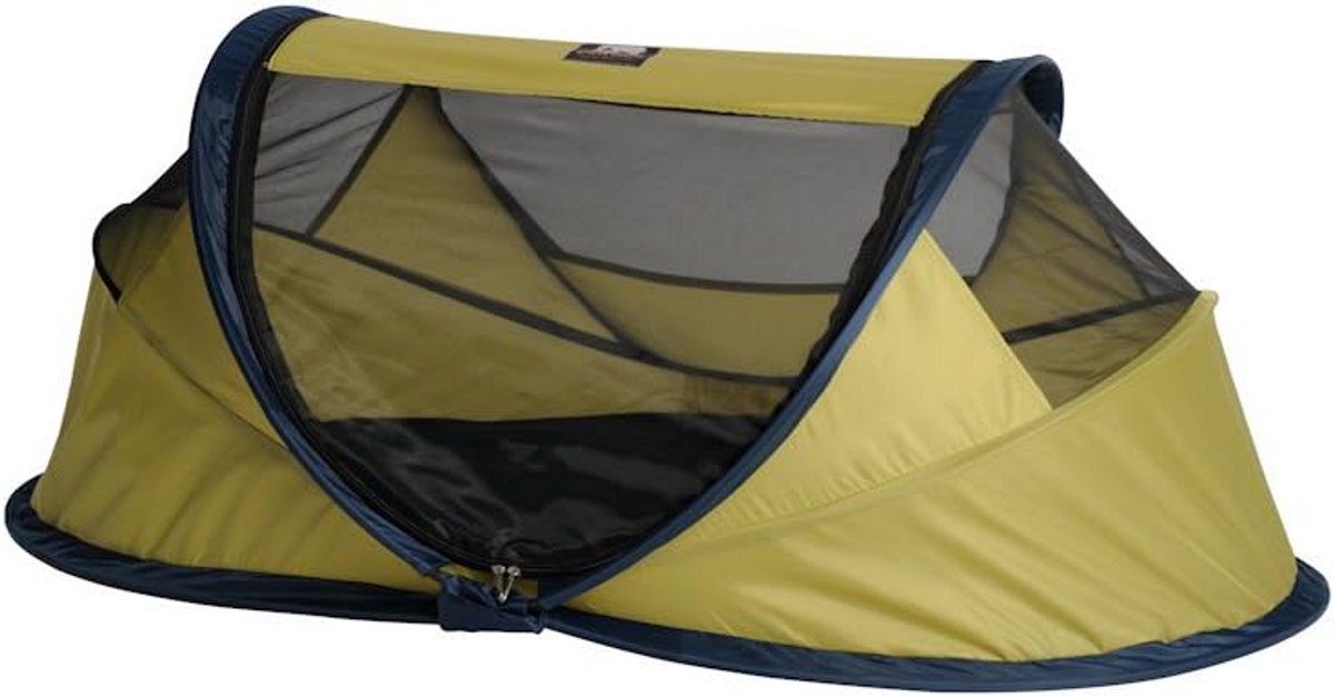 Baby Reiswieg - Draagbaar Bedje - Veilig Slapen - Insectennet - 120 cm - Groen