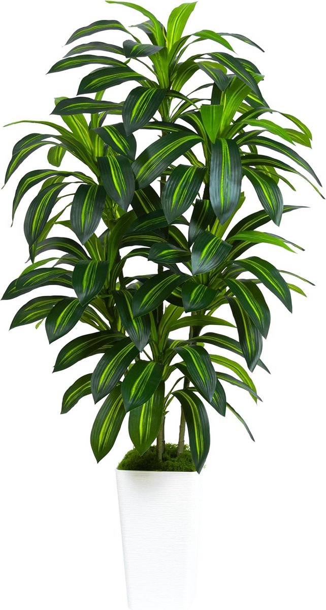 Kunstplant Dracaena - Nepboom - Binnen Decoratie - Realistisch Zijdeblad - 180 cm Hoog - G