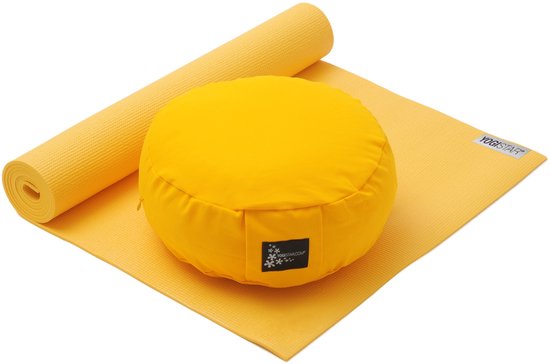 Yoga-Set Starter Edition - Meditatie (Yoga mat + meditatiekussen) pink Fitnessmat YOGISTAR