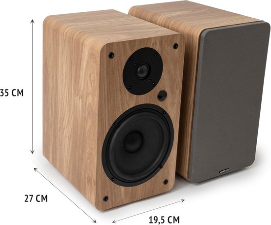Stereo Luidsprekers - Boekenplank Speakers - Home Cinema - HDMI ARC Connectiviteit - 65 inch Woofer - Bruin — afbeelding 3