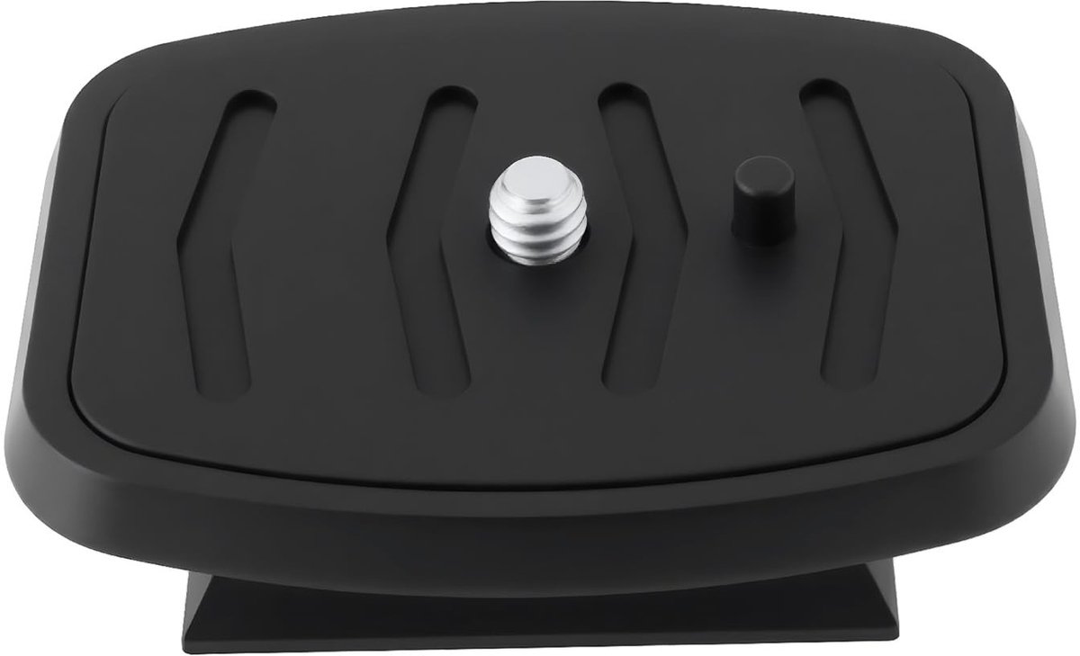Dailygoods- Quick Release Plate 4,3x4,3cm - Compatibel met Cullmann Alpha 2300/2500/2800/3200/3500/3800 - Antislip oppervlak - Compact ontwerp - Gereedschapsloze installatie - Veilig met duimwiel - Camera Plaat