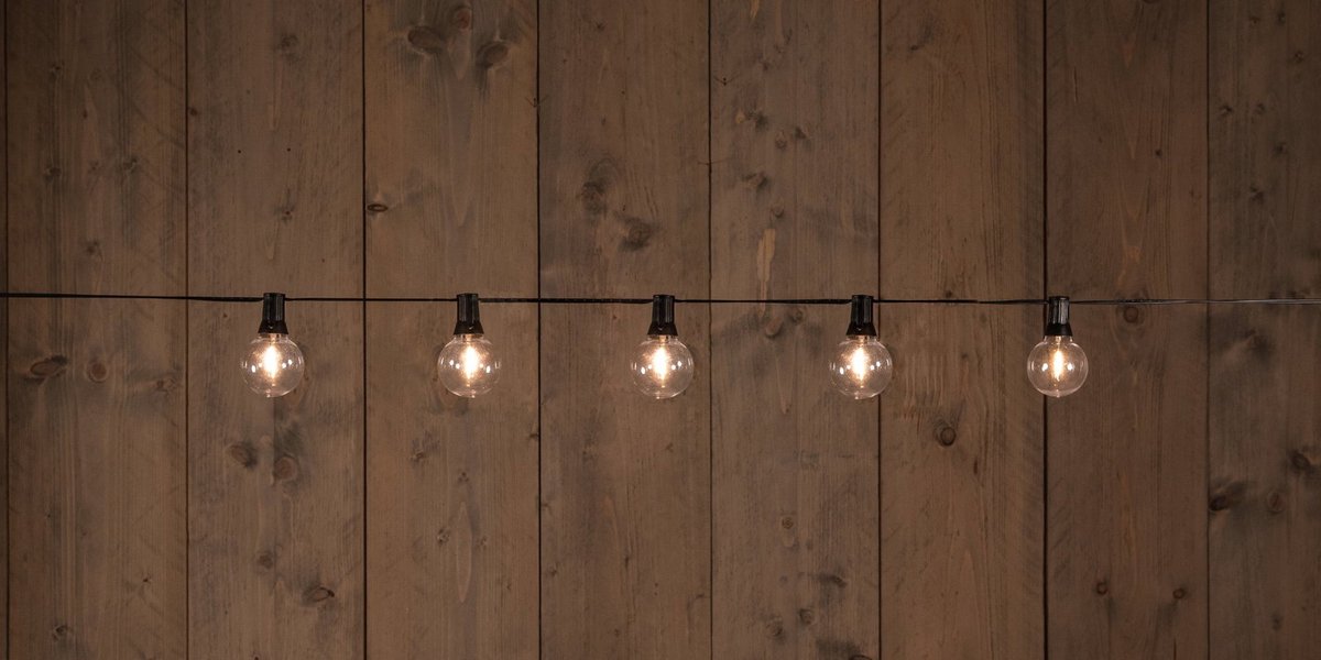 Anna's Collection Partylights 10 LED 5 meter 4cm transparant