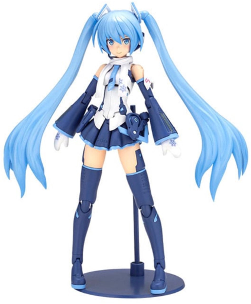Frame Arms Girl x Hatsune Miku Plastic Model Kit Frame Music Girl Snow Miku Another Color Ver. 15 cm