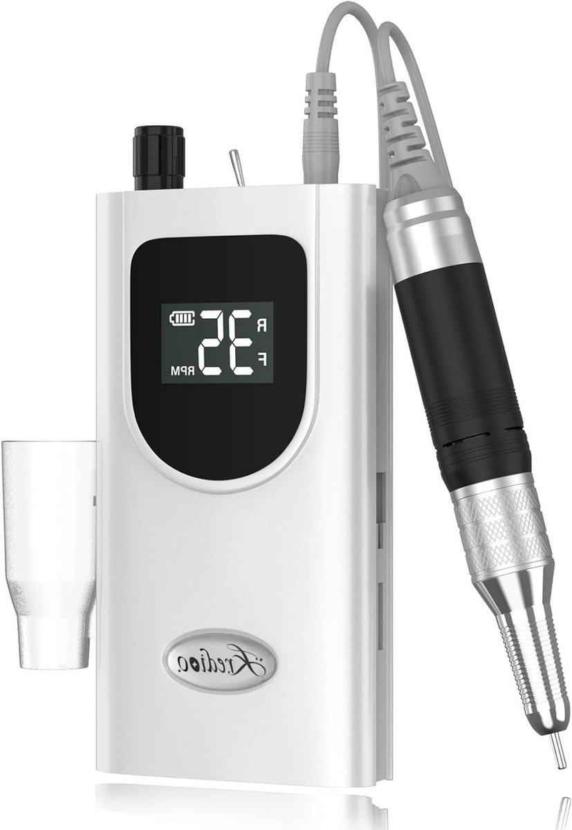 Elektrische Nagelfrees - Manicure Set - Nagels Vijlen - 35000 RPM - 2000 mAh - Wit