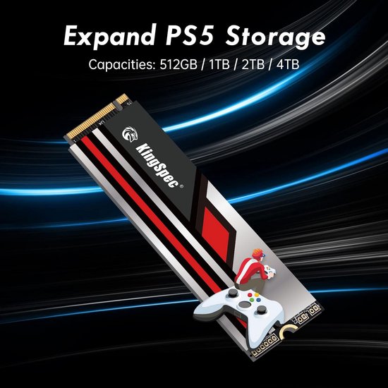 Interne SSD - Opslag Schijf - Snelle Opslag - PCIe 4.0 NVMe - 1 TB - Zwart — afbeelding 4