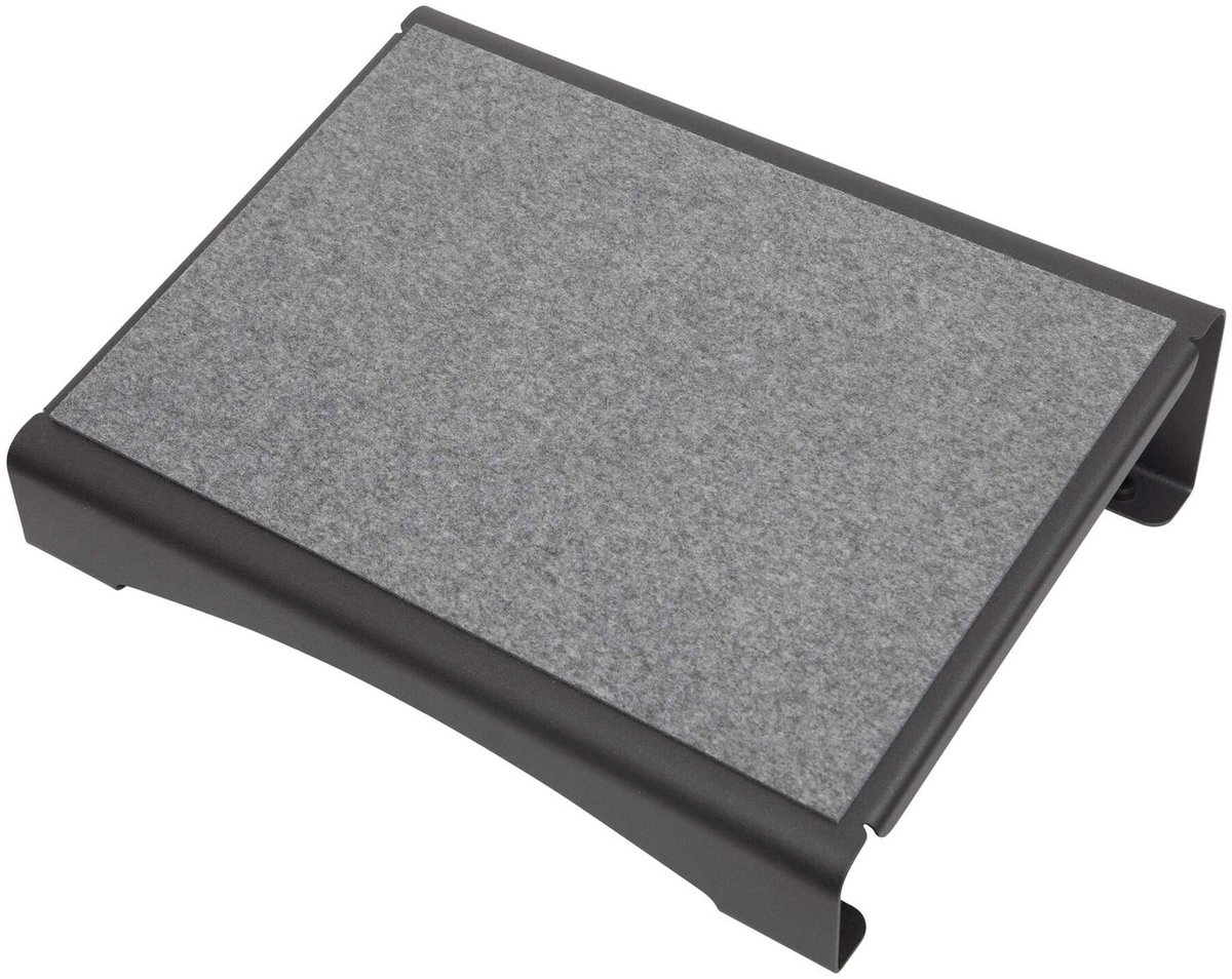 Maul MAULflair Voetensteun - 40 x 30 cm - naaldvilt - anthraciet - metaal - 1 stuk - MAUL anthraciet|grijs