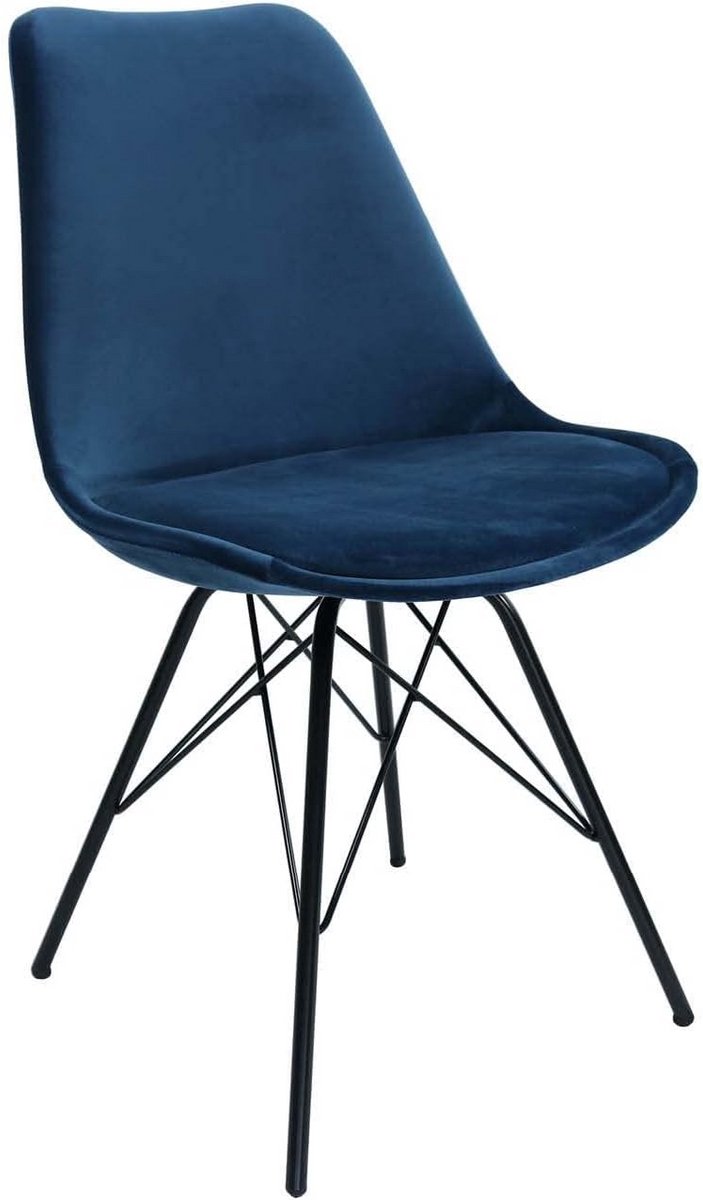 Kuipstoel Velvet - Eetkamerstoel Zacht - Comfortabel Zitten - Moderne Vormgeving - 53 x 53