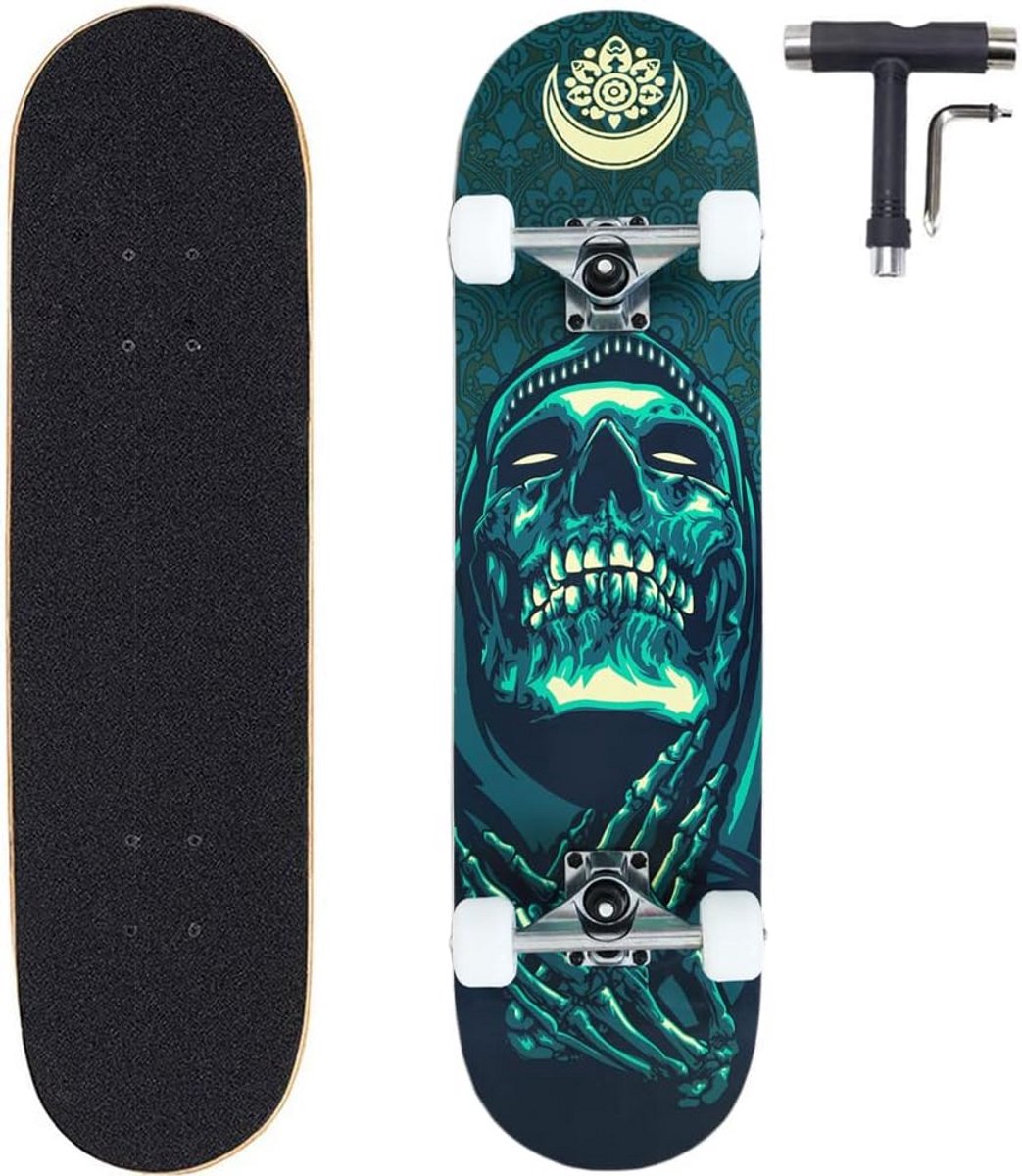 Compleet Skateboard Trick Board Street Tricks Dubbele Kick Concave 31×8 Inch Diamant