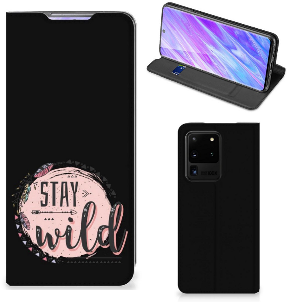 Samsung Galaxy S20 Ultra Magnet Case Boho Stay Wild
