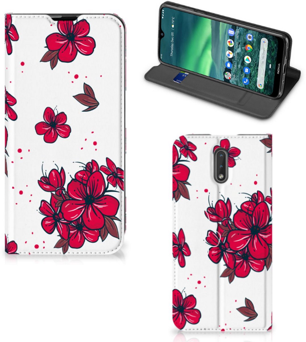 Nokia 2.3 Smart Cover Blossom Red