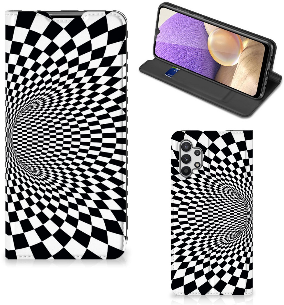 Samsung Galaxy A32 5G Stand Case Illusie