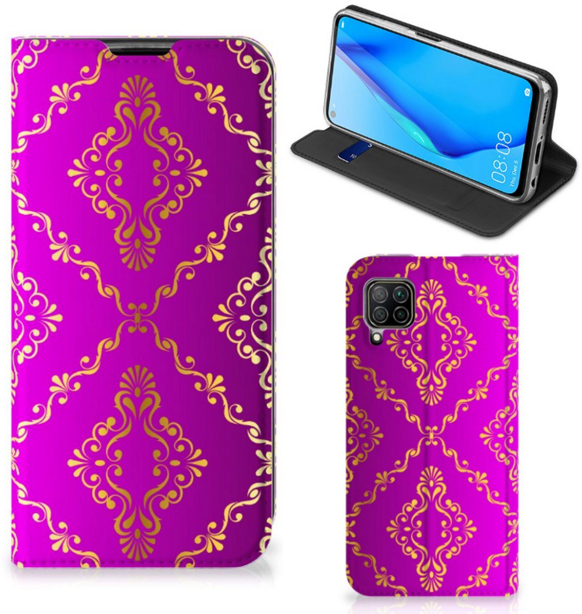 Telefoon Hoesje Huawei P40 Lite Barok Roze