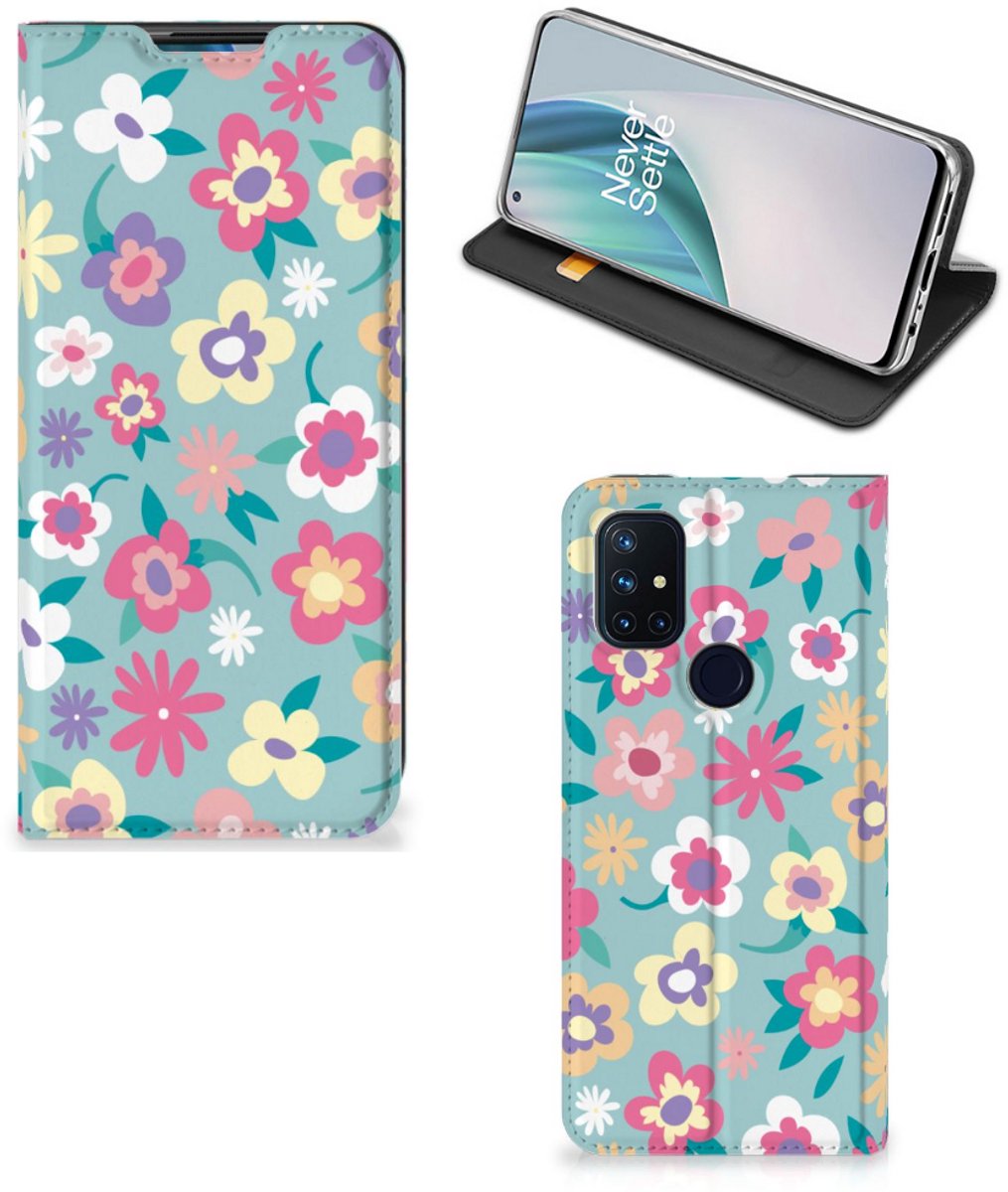 OnePlus Nord N10 5G Smart Cover Flower Power