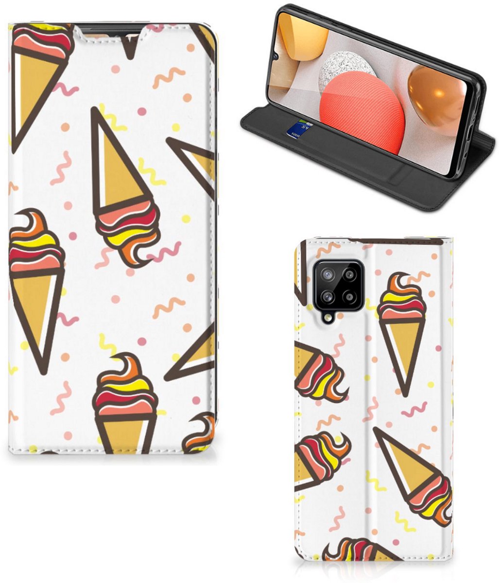 Samsung Galaxy A42 Flip Style Cover Icecream
