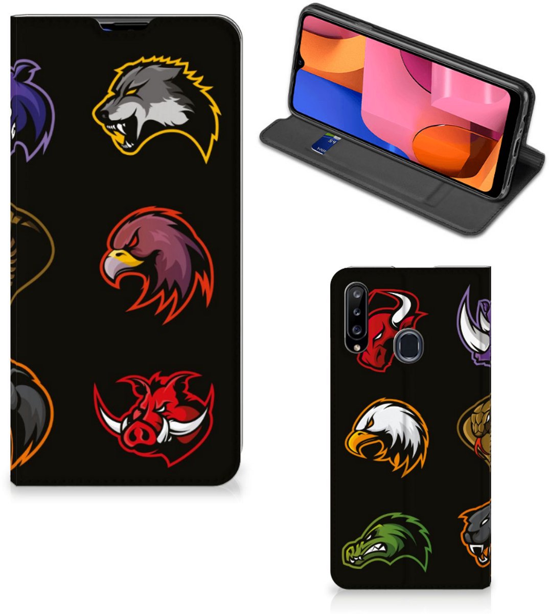 Samsung Galaxy A20s Magnet Case Cartoon