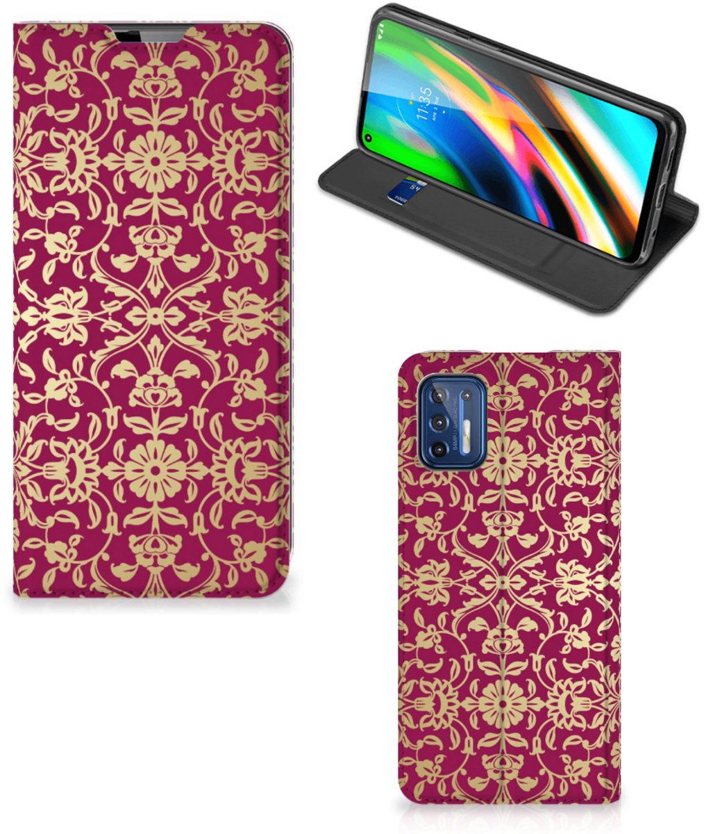 Telefoon Hoesje Motorola Moto G9 Plus Barok Pink