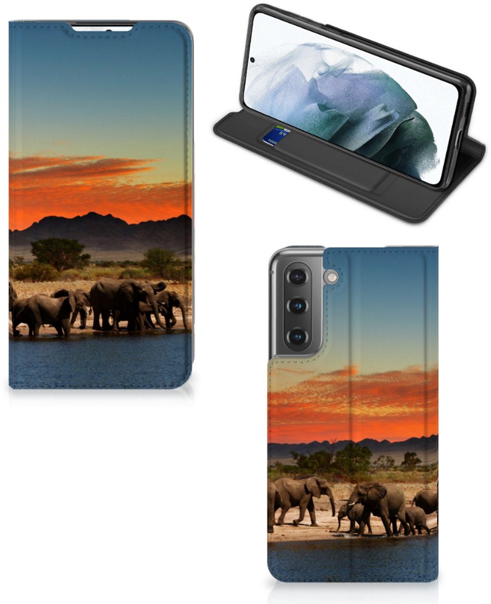 Samsung Galaxy S21 FE Hoesje maken Olifanten