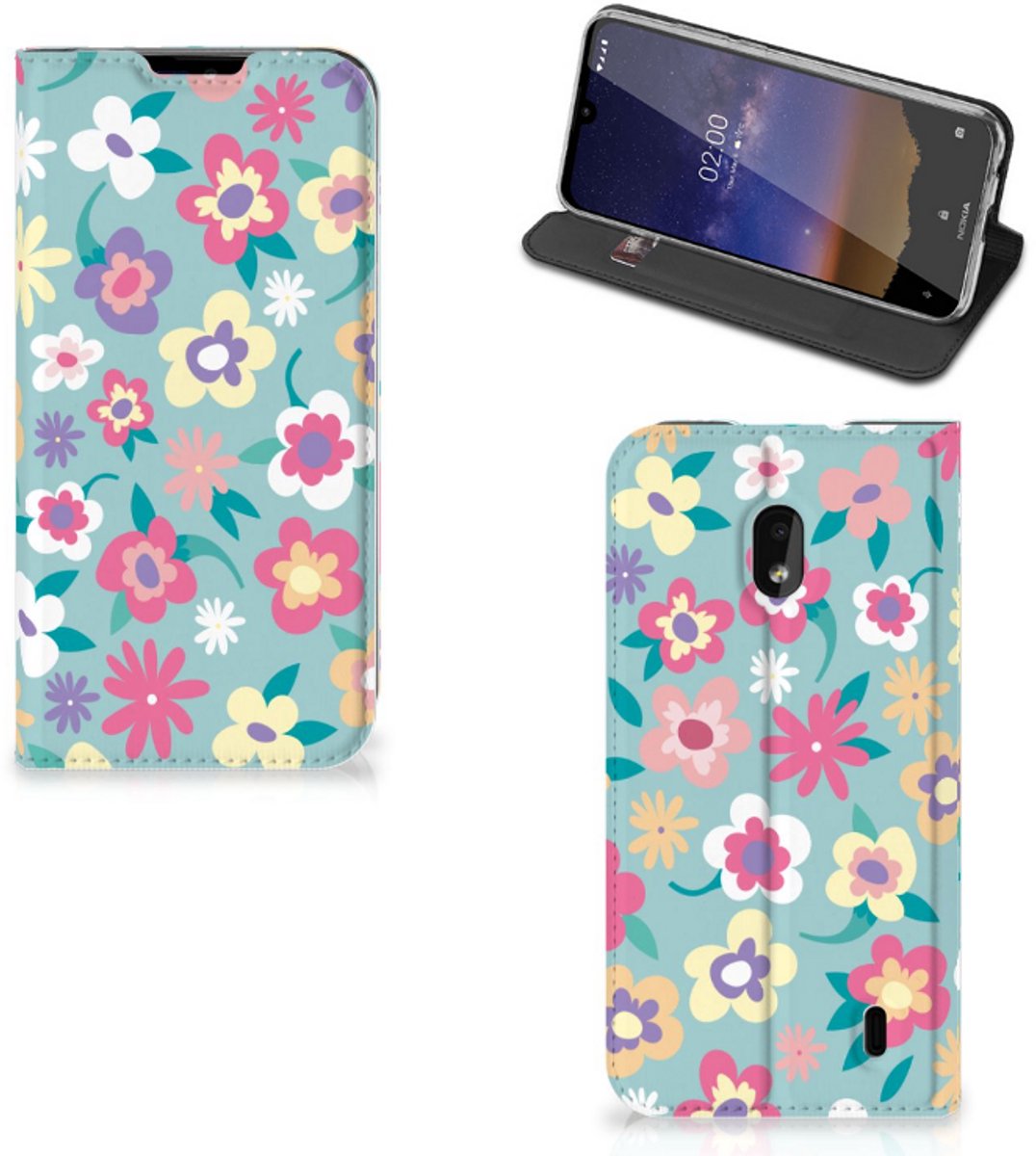 Nokia 2.2 Smart Cover Flower Power