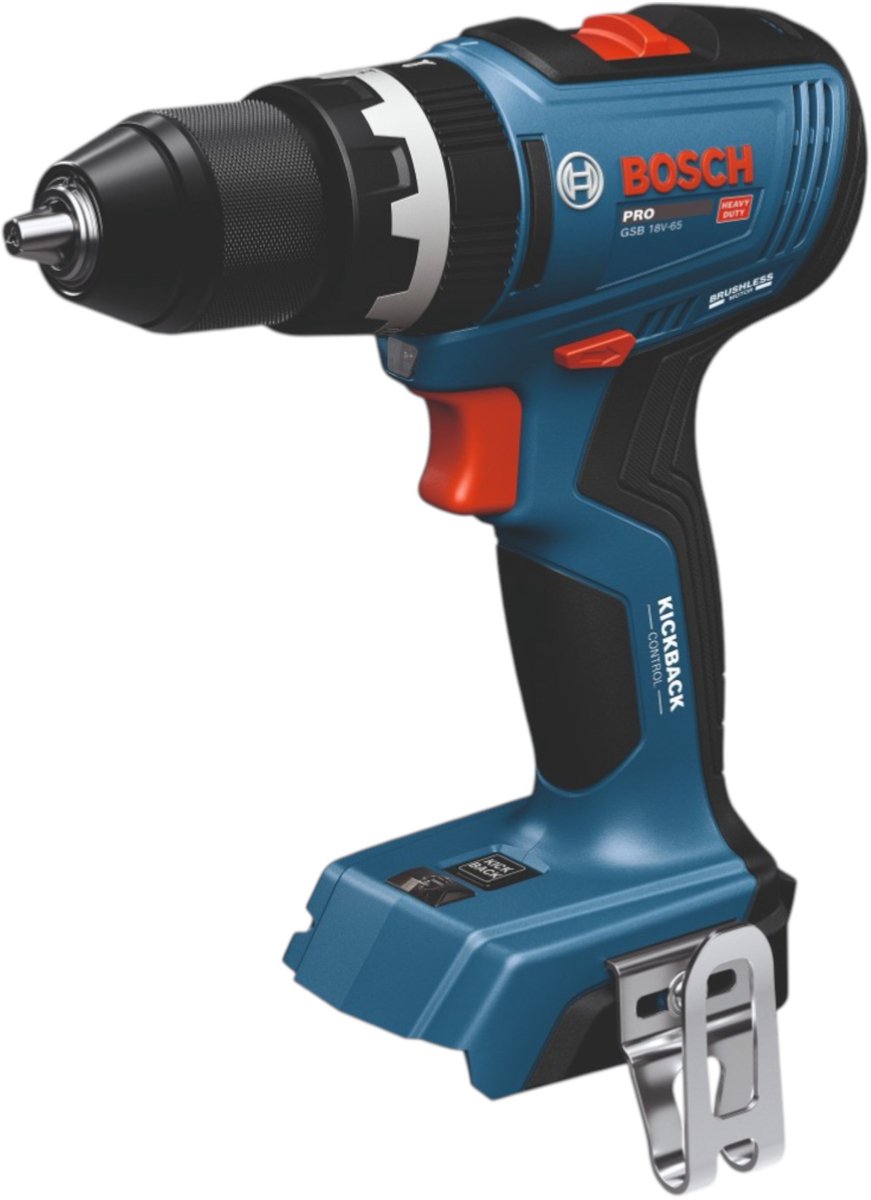 Bosch GSB 18V-65 accu-slagboormachine 18 V 65 Nm ( 06019N3307 ) + 2x accu 4,0 Ah + oplader + L-Case – foto 3