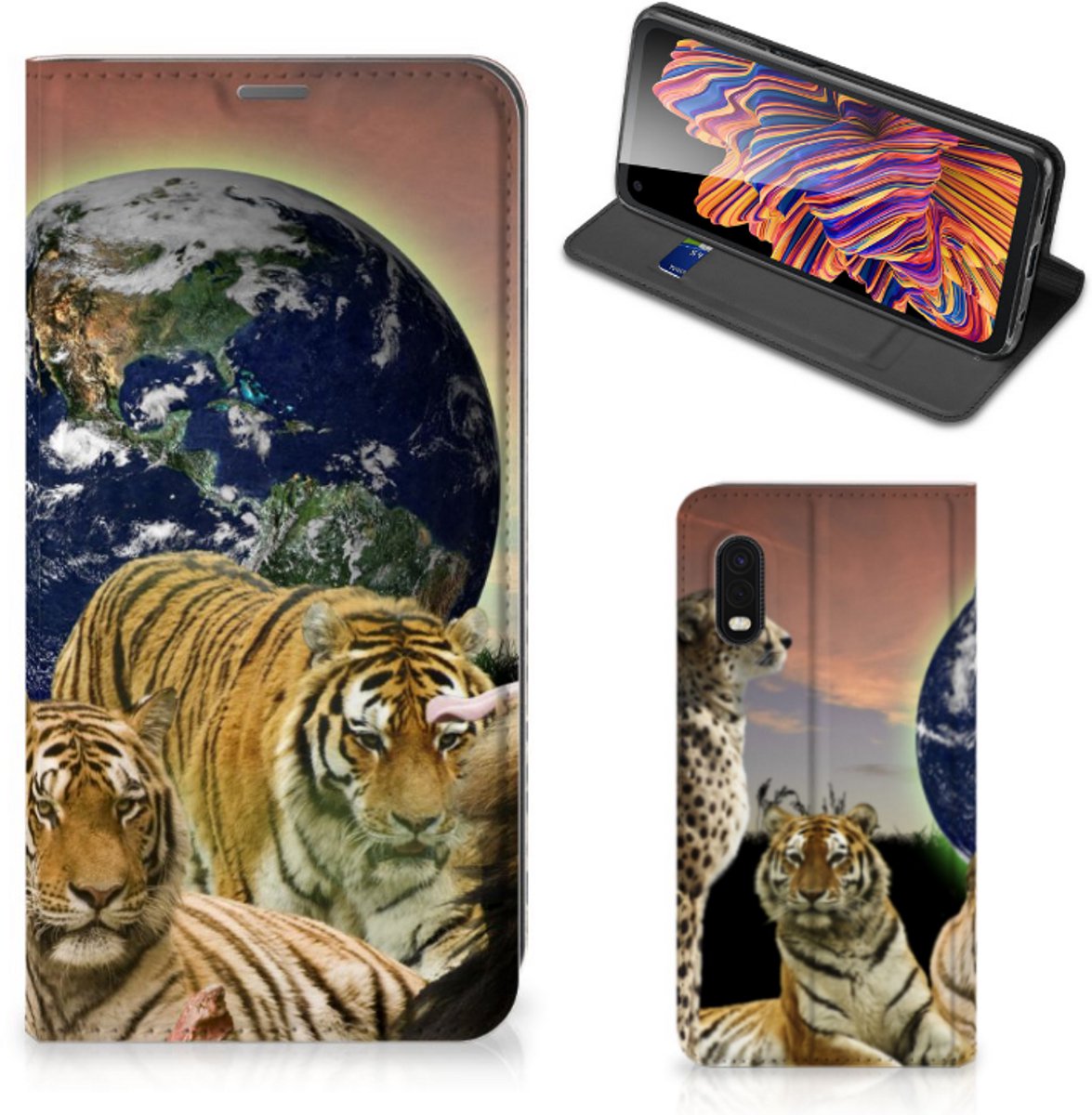 Samsung Xcover Pro Hoesje maken Roofdieren