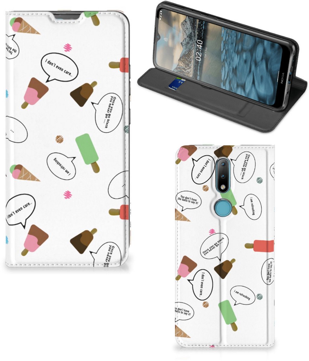 Nokia 2.4 Flip Style Cover IJsjes
