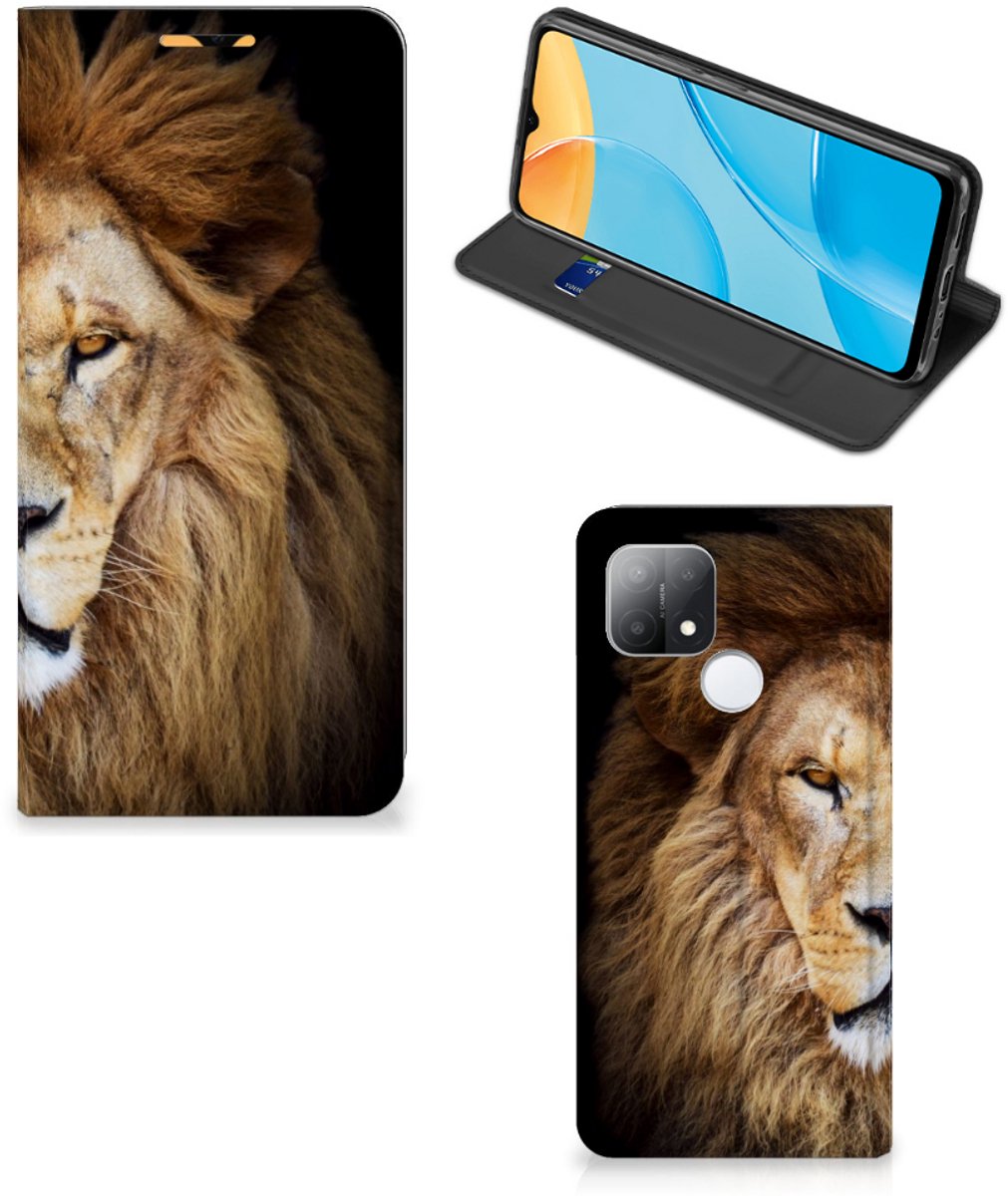 OPPO A15 Hoesje maken Leeuw