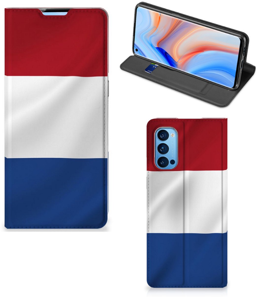 OPPO Reno4 Pro 5G Standcase Nederlandse Vlag