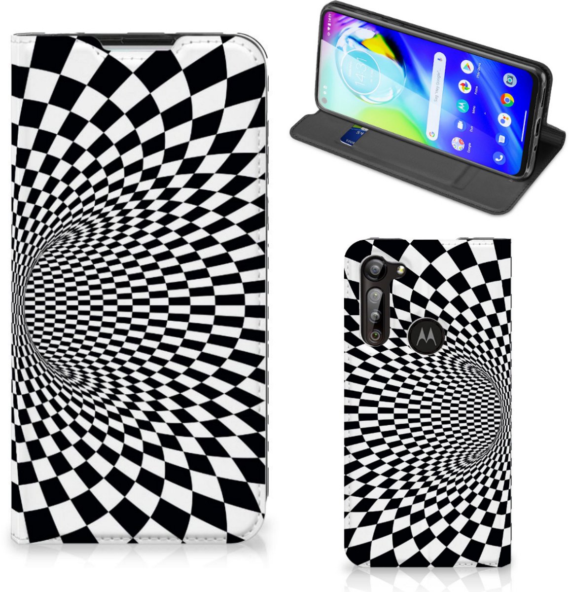 Motorola Moto G8 Power Stand Case Illusie