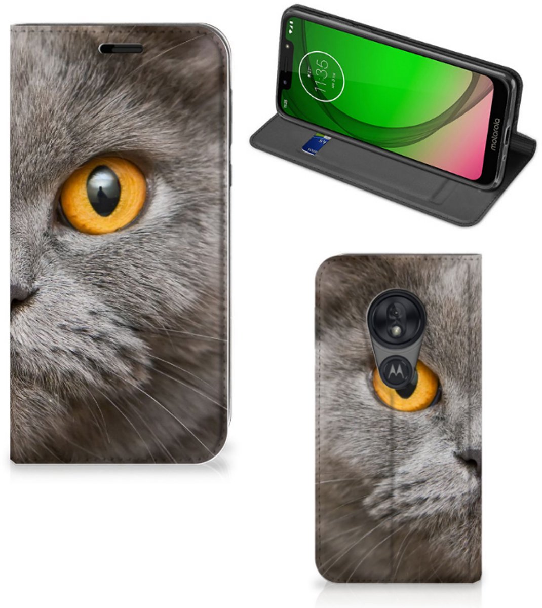 Hoesje maken Motorola Moto G7 Play Britse Korthaar
