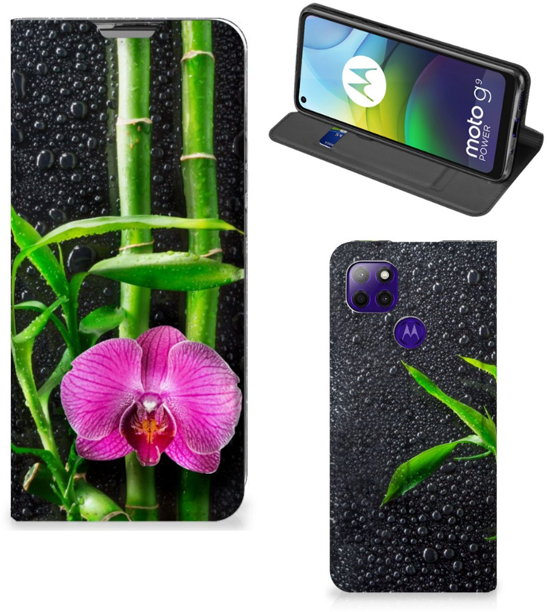 Motorola Moto G9 Power Smart Cover Orchidee