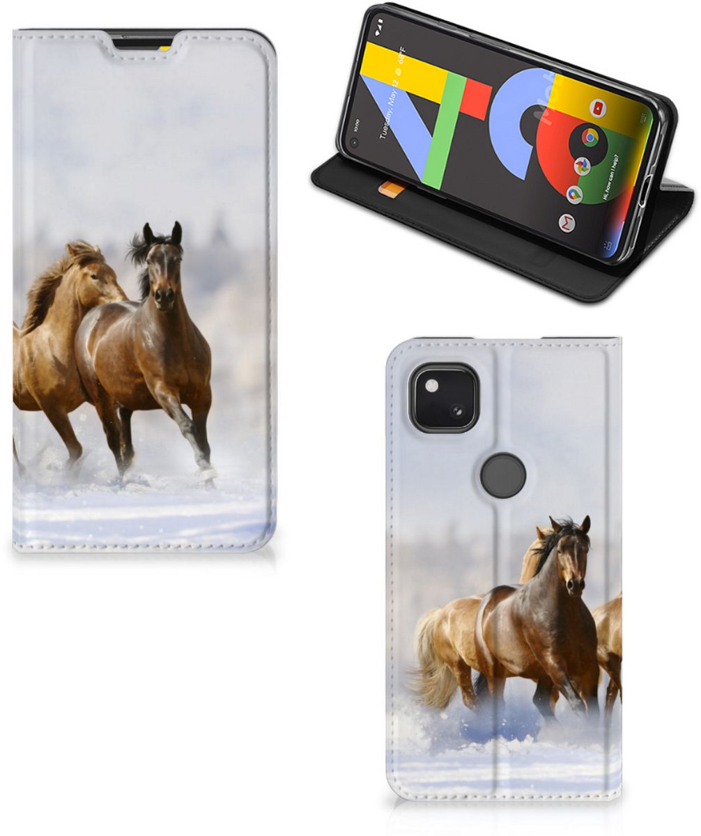 Google Pixel 4a Hoesje maken Paarden