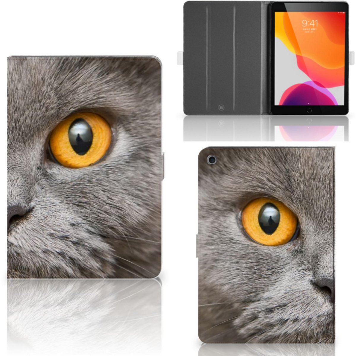 Flip Case iPad 10.2 2019 | iPad 10.2 2020 | 10.2 2021 Britse Korthaar
