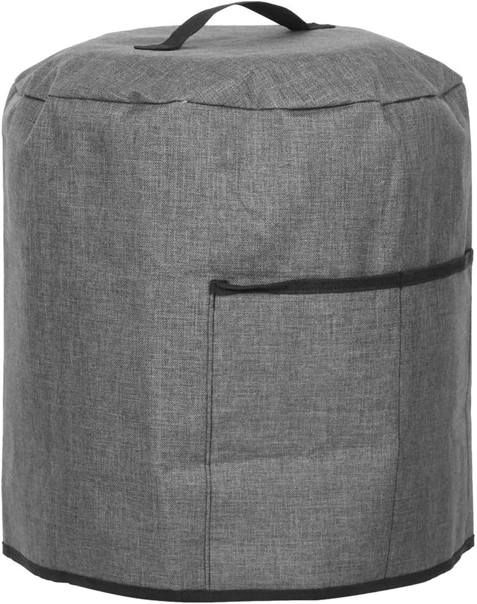 Airfryer Hoezen - Keukenapparaten Bescherming - Apparaten Schoon Houden - Met Voorvakken - 38 x 387 cm - Grijs