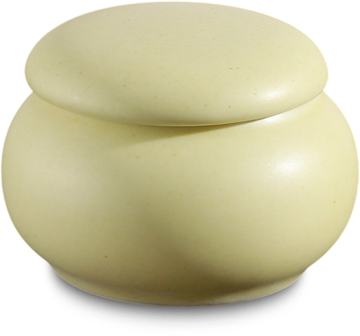 Akerz Keramische Mini Urn Groen-Geel – 45 ml – Herinneringsurn voor As – Inclusief Beschermzakje – Discreet Aandenken