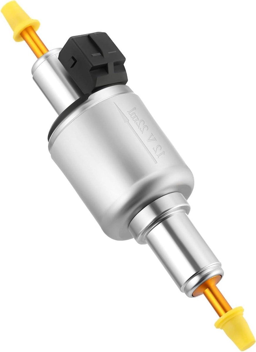 Brandstofpomp - Doseerpomp Verwarming - Verwarming Aanjagen - Stille Werking - 20ml/L - Zilver