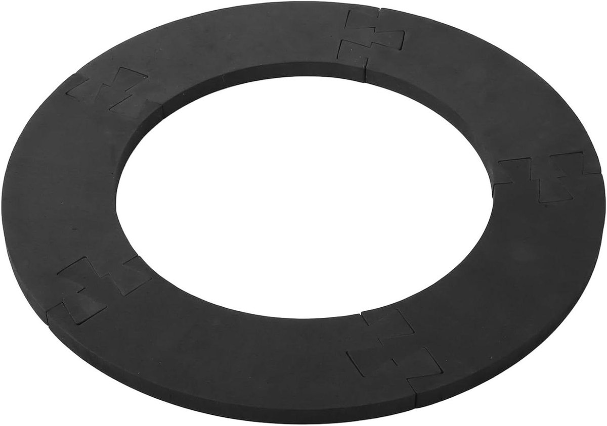 Dartbord Surround - Muurbescherming Ring - Bescherming Muur - Flexibele Splicing - 5 Stuks - Zwart