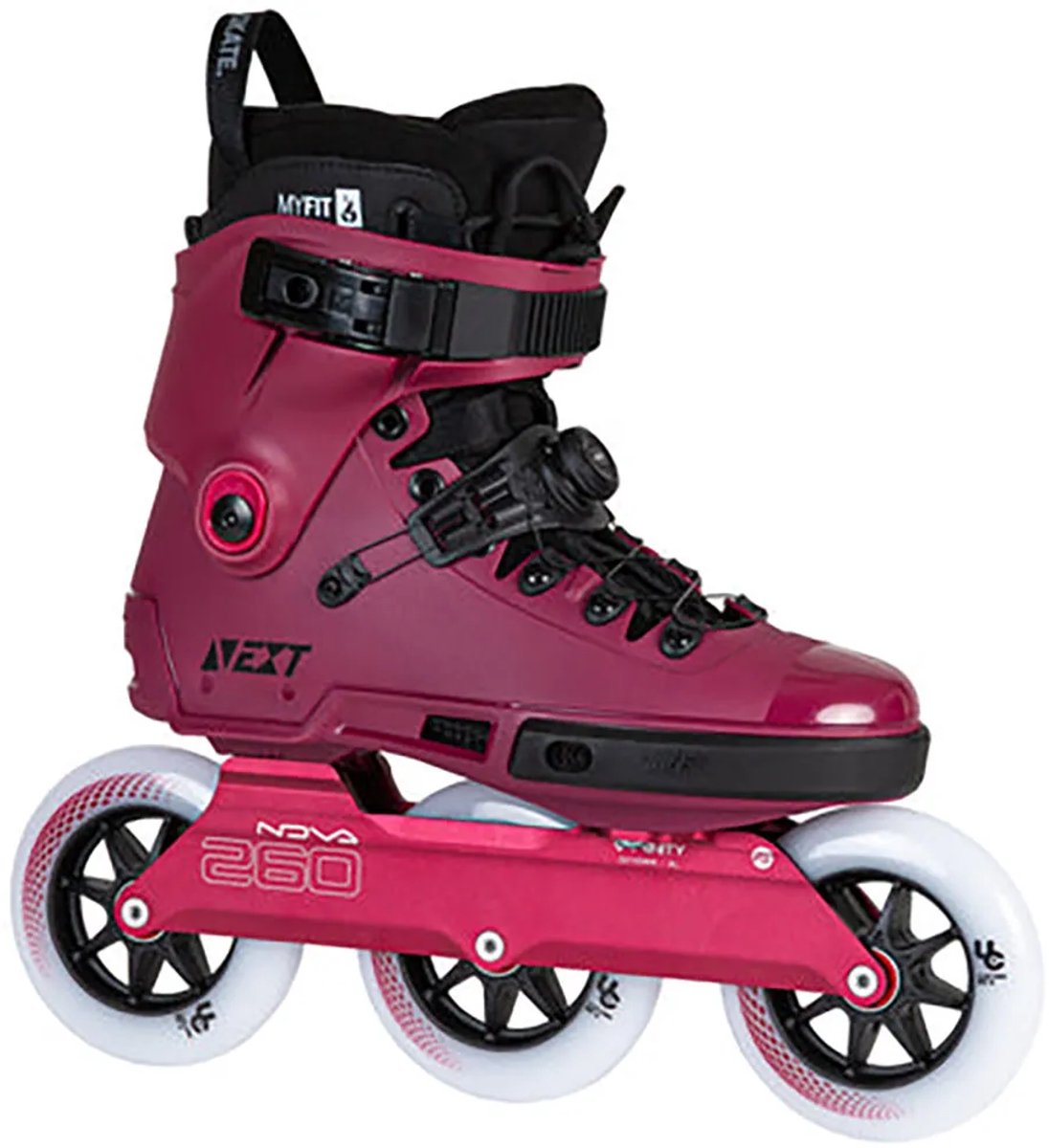 Powerslide Next 110 Pds Inline Skates Merlot