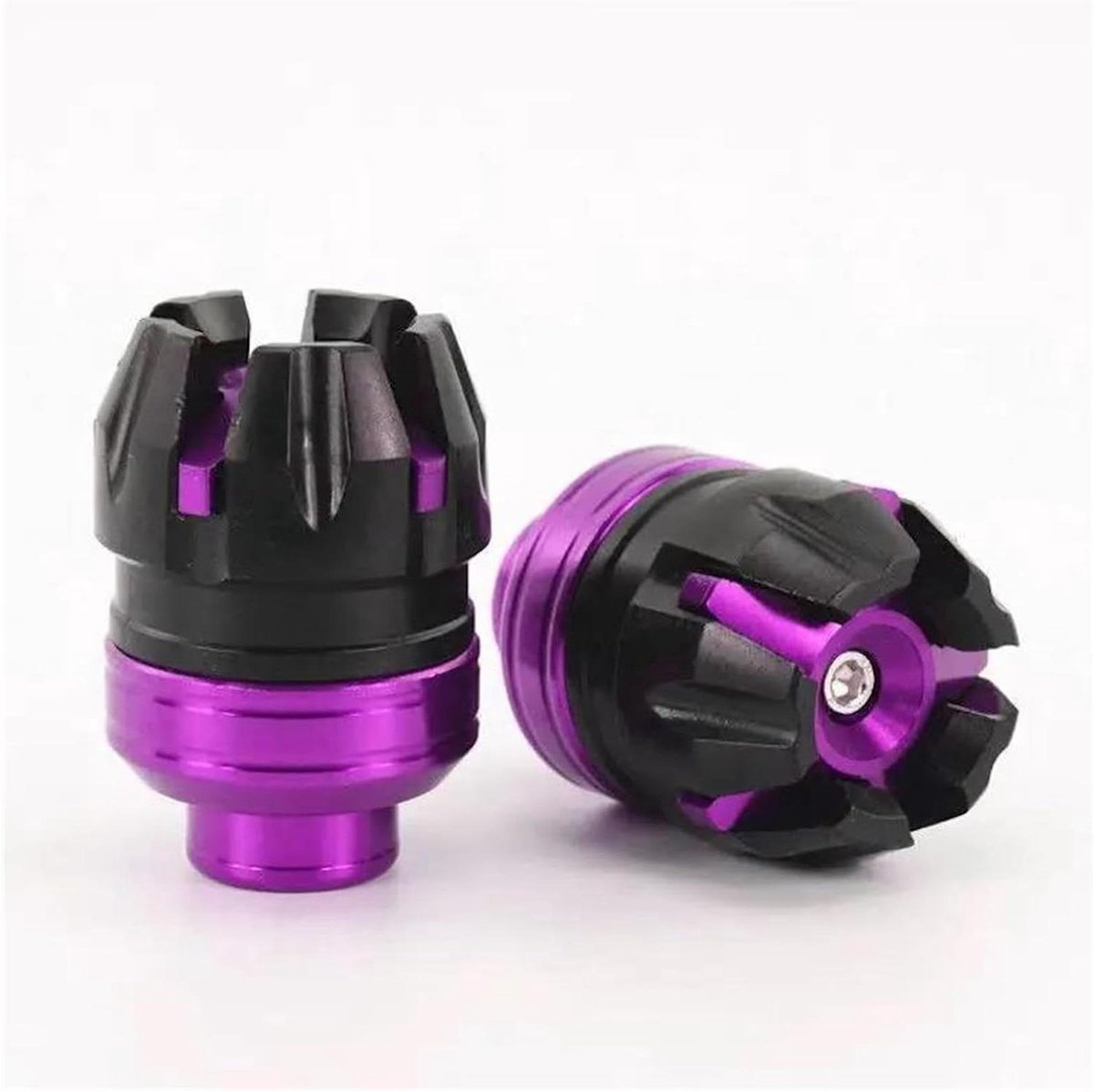 Motorbeschermers - Frame sliders - Bescherming bij val - Aluminium legering - Universeel - Paars