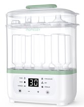 Momcozy 8-in-1 Babyfles Sterilisator & Droger – Elektrische Stoomsterilisator – Geschikt voor 8 Flessen – 24 uur Steriele Bewaring