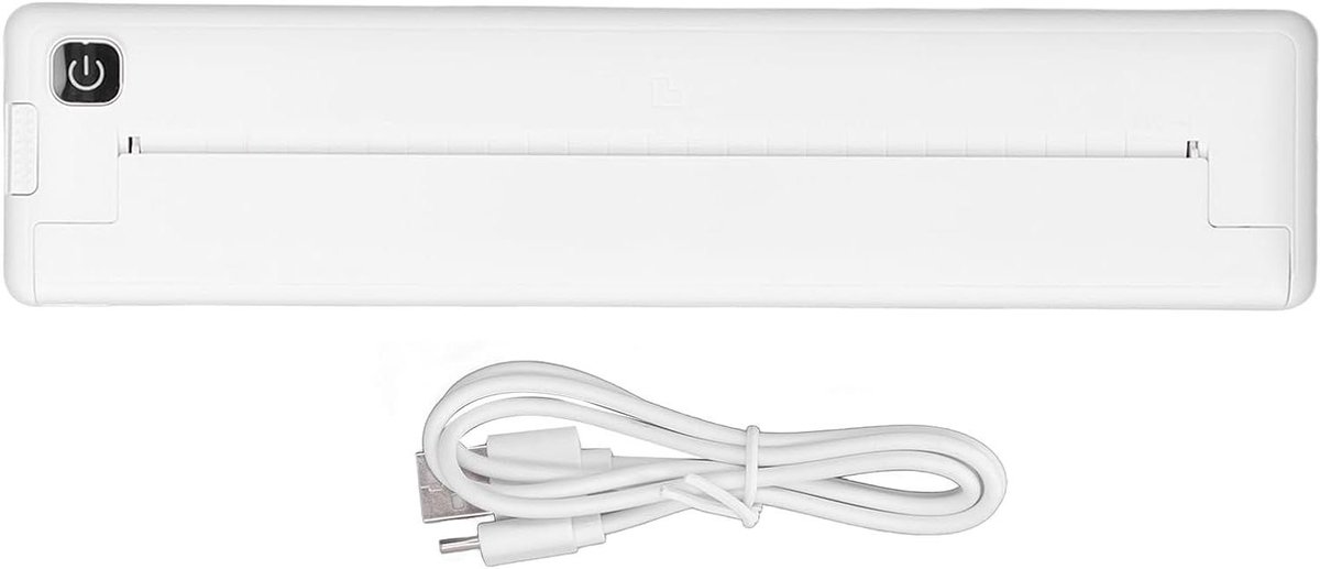 Draagbare Printer - Mini Printer - Onderweg Printen - Inktloos Printen - A4 Formaat - Zwart