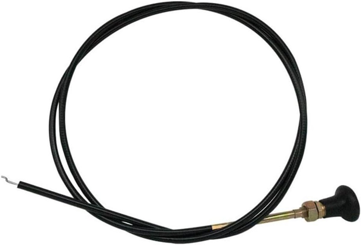 Gaskabel - Trekdraad Bediening - Maaien Gazon - Robuuste Constructie - 60 Inch Lengte - Zwart