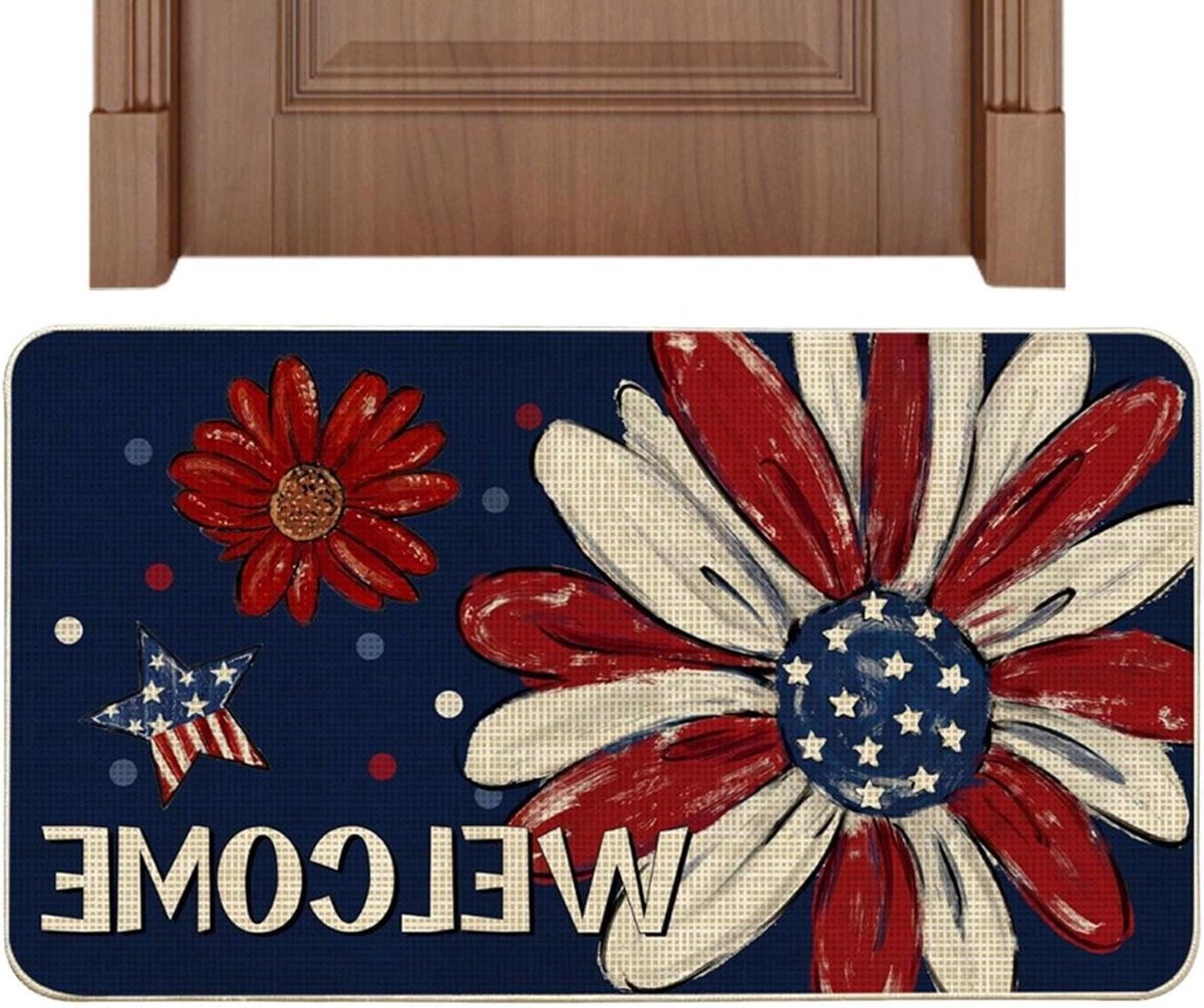 Voordeurmat - Buitenmat - Entree Sieren - Antislip Absorberend - 73x43cm - Patriottisch
