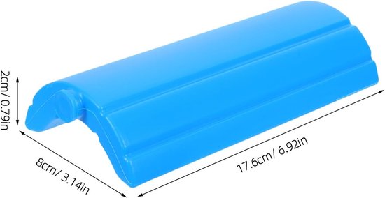 Koelbox met ijsblokjes - Herbruikbare koelelementen - Buitenactiviteiten - Innovatieve cryogene prestaties - 1760 x 800 x 200 cm - Blauw van Koelbox. — afbeelding 5