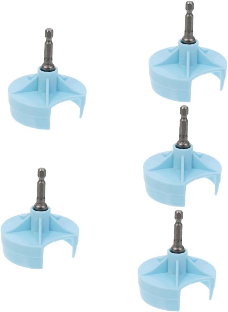 Breimachine Adapter - Vlechtmachine Handvat - Snel Breien - Duurzaam Kunststof - 5 Stuks - Hemelsblauw